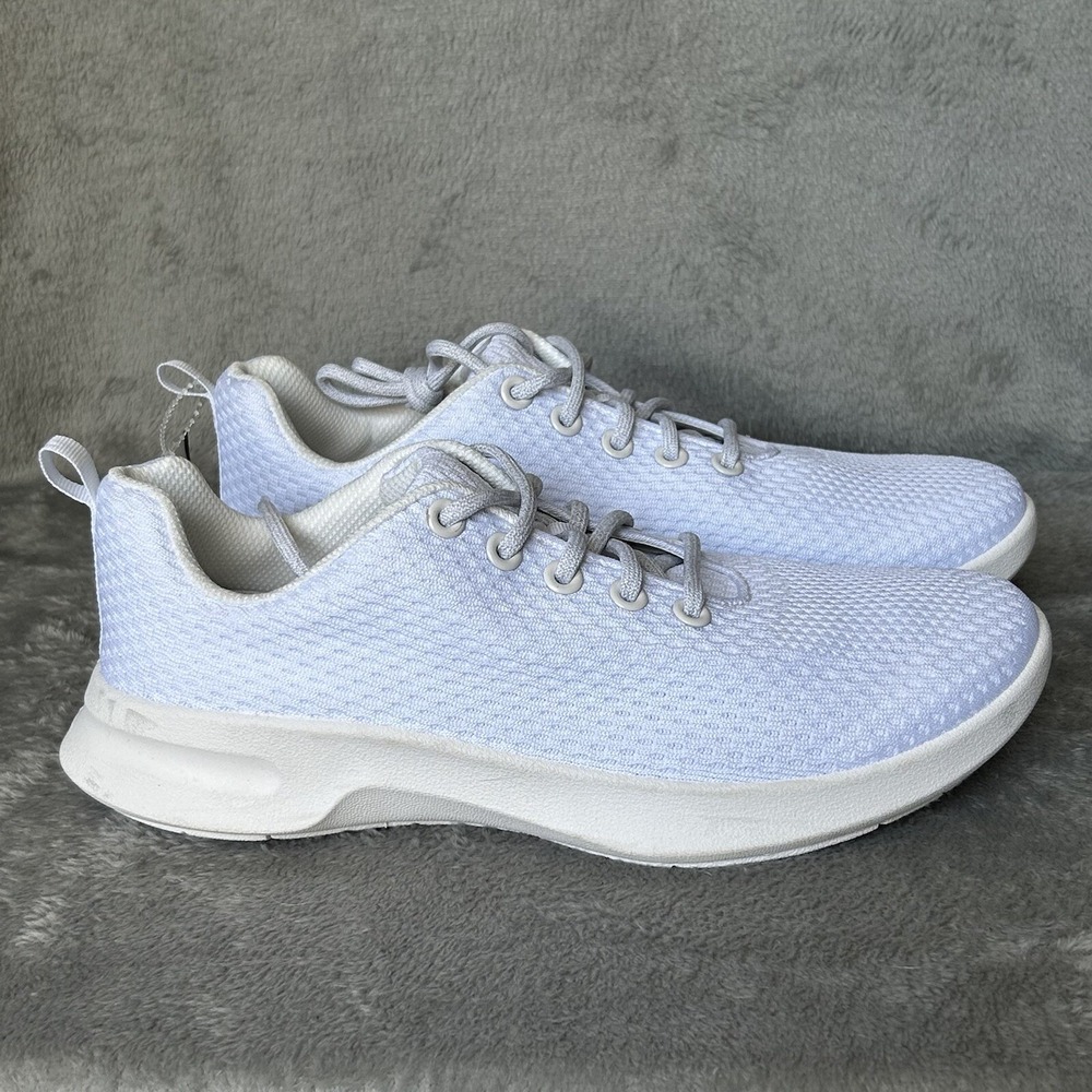 Athletic Works Sneakers Women's Size 11 White Lace‎ Up Shoes Memory Foam